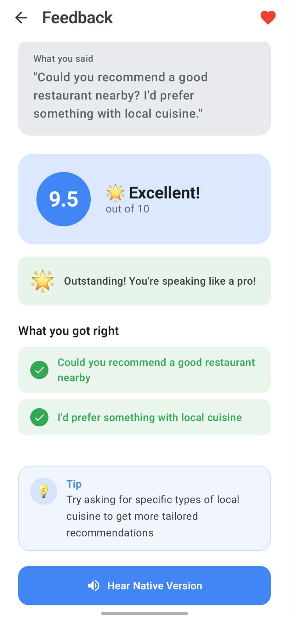 App screenshot